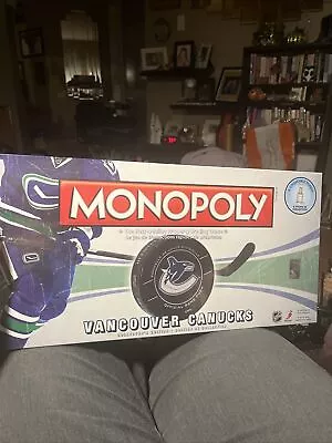 Monopoly Vancouver Canucks NHL Collector's Edition Board Game Board Game SEALED • $54.52