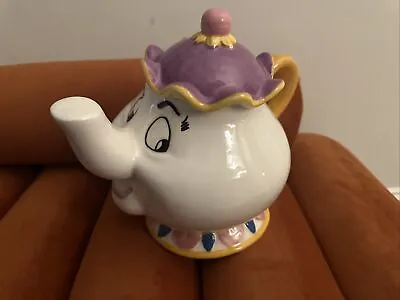 Disney Princess Beauty And The Beast Mrs Potts Sculpted Large Ceramic Teapot • $250