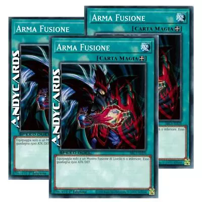 $1.06 • Buy 3x FUSION WEAPON (SPEED DUEL) (Fusion Weapon) Common • SBC1 ITI29 • 1Ed • Yugioh!
