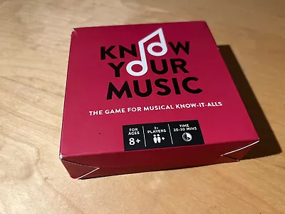 Marks & Spencer Know Your Music Trivia Game For 8+ Used - Good Condition • £5.99