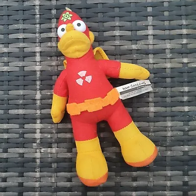 2005 PMS The Simpsons - Radioactive Man Homer - Soft Plush Stuffed Toy Doll • £7.64