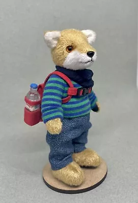 £90 • Buy Miniature Handmade Artist Hiker Fox , Teddy Bear By Boyatt Wood Bears.