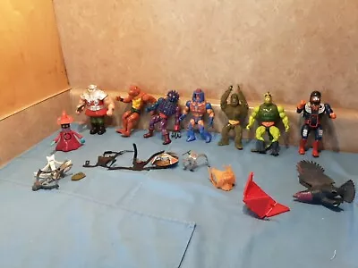 He Man Lot MOTU  Mattel 82  To 89 Vintage Action Figures and  Accessories • $52