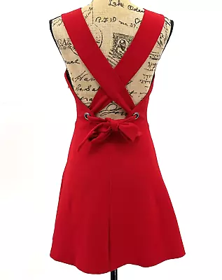 $24.95 • Buy Zara Dress Women Extra Small XS Red Fit & Flare Little Red Dress Sleeveless