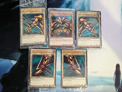 YuGiOh! Exodia The Forbidden One LART Sealed Completed Set LART-EN002-006 Ultra • £139.99