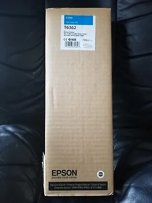 Epson Stylus Genuine 7890/7900/9890/9900 T6362 Cyan Ink  700ml   • $40