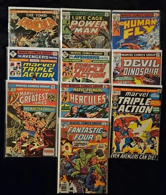 Marvel Comics Lot: Bronze Age Low Grade Readers Ten Issues • $14.50