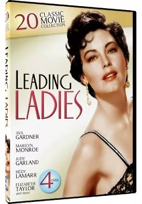 LEADING LADIES - 20 Classic Movies 4 DISCS - Ava Gardner Marilyn Monroe DVD NEW • $8.95