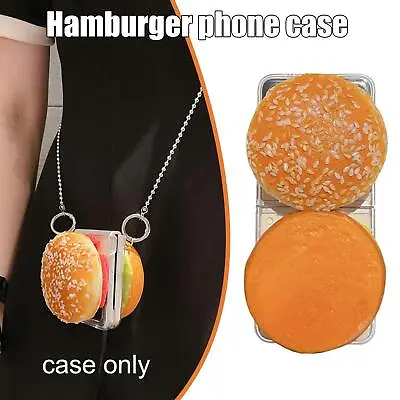 Creative Hamburger Phone Case For Samsung Galaxy Z Flip 4 PC Hard Back Cover T1 • $16.14