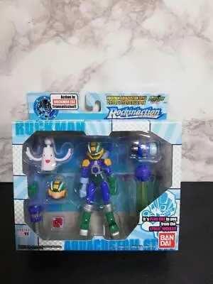 Mega Man Battle Network Megaman Exe Aqua Custom Style Figure Rockman • $275.99