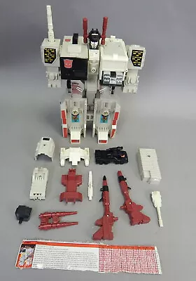 Vintage G1 Original Transformers METROPLEX Autobot City Hasbro 1985 • $85.49