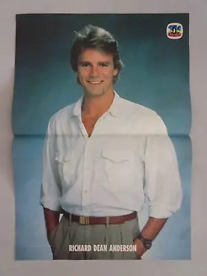 Poster RICHARD DEAN ANDERSON - MacGyver - Portuguese Magazine  • $23.90