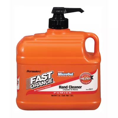 Permatex 25217 Biodegradable Fast Orange Pumice Lotion Hand Cleaner 1/2 Gal. • $23.06