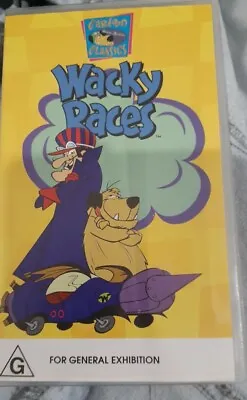 Cartoon Classics Wacky Races 1996 Hanna-Barbera Vhs Video Tape 90mins • $23.99