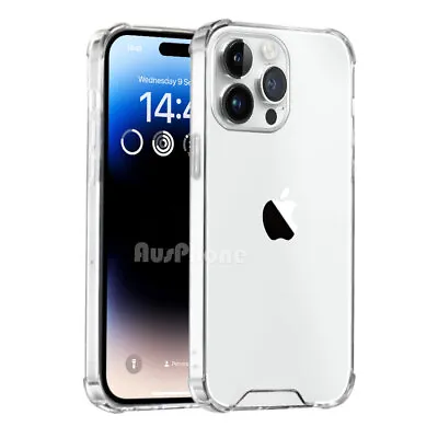 $6.85 • Buy Clear Shockproof Bumper Case Cover For IPhone 15 14 13 12 11 Pro Max X XR 8 Plus