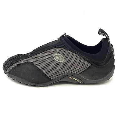 Womens Merrell Sprint Walking  Athletic Shoes Sz 8 M 10132 Front Zip Black Mesh • $11.99