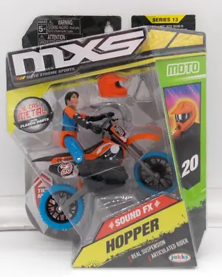 MXS MOTO Xtreme Sports Hopper Motorcycle Toy Sound FX Series 13 B1 • $19.99