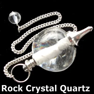 Genuine Gemstone Crystal Ball Dowsing Pendulum Variety Of Dowsers UK Seller • £4.99