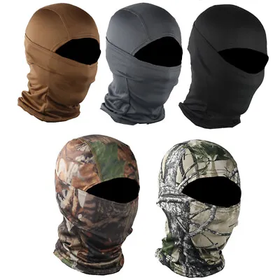 $8.99 • Buy Balaclava Camo Tactical Ski Full Face Mask For Men Women Motorcycle Hunting Hat