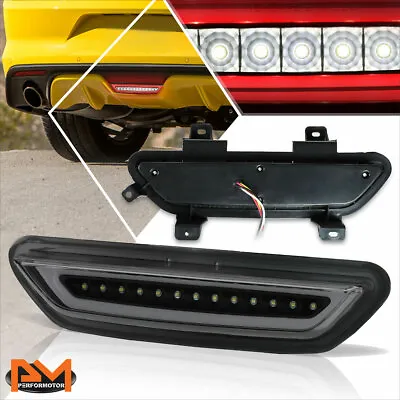 For 15-18 Ford Mustang Full LED 3RD Tail Brake Light Rear Reverse Lamp Tinted • $47.91