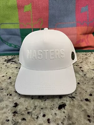RARE The Masters Augusta National Rare White Berckmans Place Hat Adjustable • $245