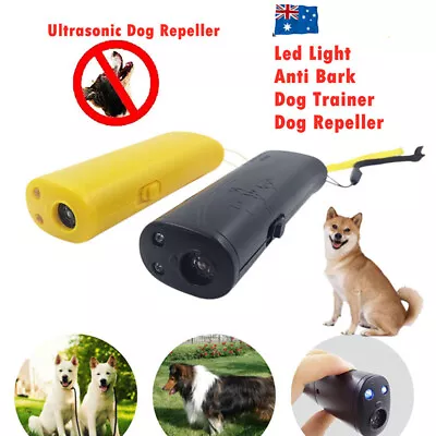 Anti Bark Device Ultrasonic Dog Barking Control Stop Repeller Trainer Train Tool • $10.99