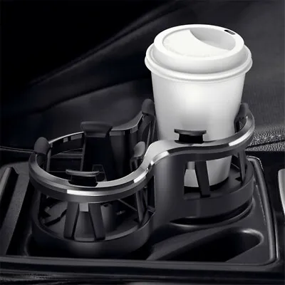 1x Car Seat Dual-Cup Drink Holder Universal Auto Truck Mount Bag Storage Black • $21.50
