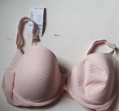 New M&S Soft Pink Body Shape Define Natural Uplift Wired Full Cup Bra Size 42E • £12.99