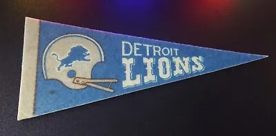 1979 Vintage 9” X 4  Nfl Mini Pennant Detroit Lions • $8.99