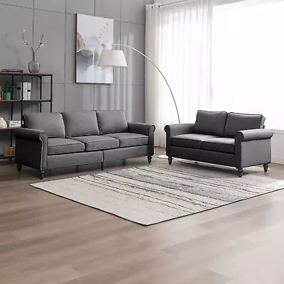 Modern Sectional Sofa Set For Living Room 2 Piece Sofa Sofa And Loveseat • $569.99