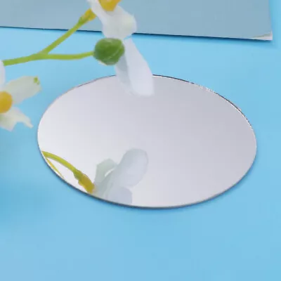 Adhesive Mirror Circle 3d Acrylic Wall Decal Art Mirror Decal • $13.76