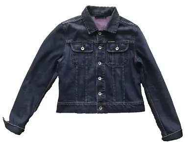 DNKY JEANS Designer Denim Jacket- Size Medium-100% Cotton-Vintage Good Condition • £10.99