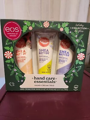 Eos Hand Care Essentials Hand Cream Trio Coconut Vanilla Cashmere Lavender 2.5oz • $5.99