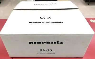 Marantz SA-10 SACD/CD Player Silver Gold Hi-Res Super Audio CD • $4492