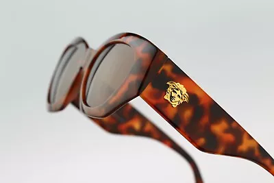 Gianni Versace 420 280 Medusa Head Vintage 90s Tortoise Cat Eye Sunglasses • $275