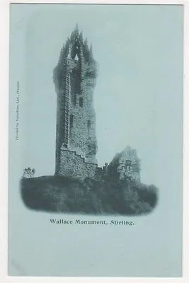 Wallace Monument Stirling Early UB Postcard B581 • £2