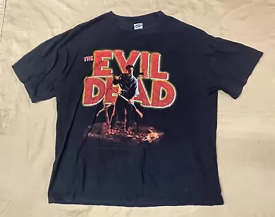 Vintage The Evil Dead Movie Promo Shirt Double Sided XXL Mens • $32