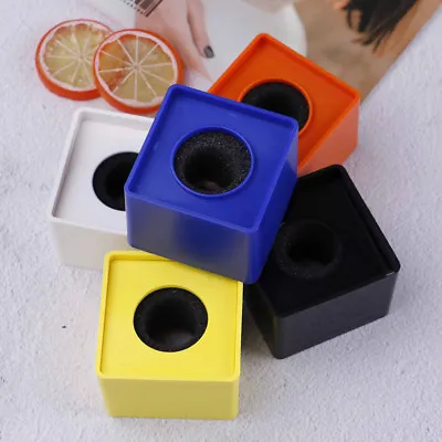 ABS Square Cube Shaped Interview KTV Mic Microphone Logo Flag Station HoHFUK_RZ • $7.47