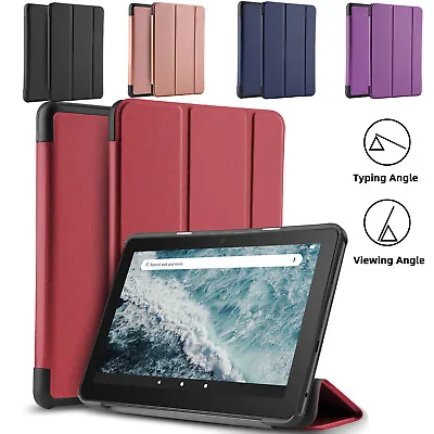 For Amazon Kindle Fire 7 12th Gen 2022 Leather Stand Kickstand Tablet Cover Case • $7.99