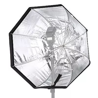 80cm/32in Octagon Umbrella Softbox For Speedlite Photo Studio Flash Speedlight • £27.99