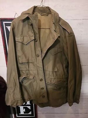 Vintage M 43 US Army Field Coat Jacket   Sz 34R • $175