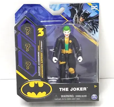 $18.99 • Buy DC Comics THE JOKER 4  Batman Action Figure Spin Master 2022 NEW
