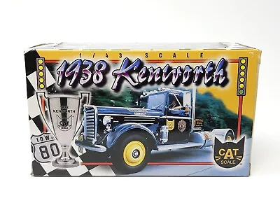 1938 Kenworth CAT Scales Iowa 80 Diecast 1:43 Scale Diecast Semi Truck NEW NIB • $17.19