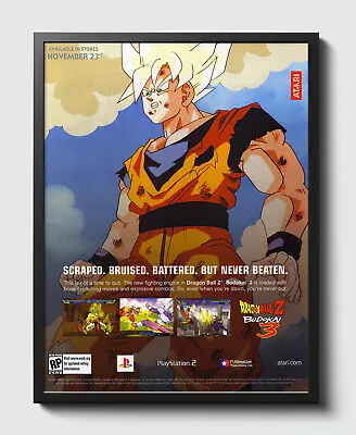 Dragon Ball Z Budokai 3 Playstation 2 PS2 Glossy Promo Poster Print G1505 • $22.98