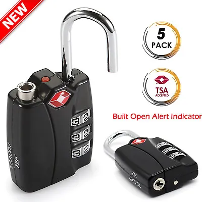 $15.99 • Buy TSA Lock Travel Luggage 3 Digit Combination Resettable Custom Password Lock