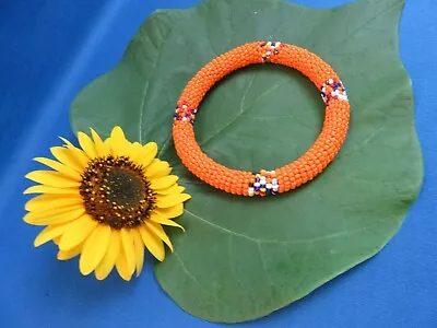 Maasai Beaded Bangle Bracelet TANZANIA East African Ethnic Jewelry MASAI NEW  N • $11.66