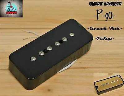 G.M. P-90 Soapbar Pickup Neck Black For Gibson Epiphone®  Ceramic • $16.30