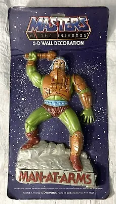 Man-at-arms 3-d Wall Decoration 1984 He-man Masters Of The Universe Motu • $99.95