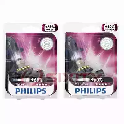 2 Pc Philips Low Beam Headlight Bulbs For Saab 9000 1993-1998 Electrical Cc • $30.79