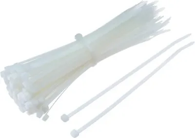 £2.80 • Buy Clear Cable Ties (100pcs) Strong 140mm X3.6mm Zip Ties Heavy Duty Multi Purpose 